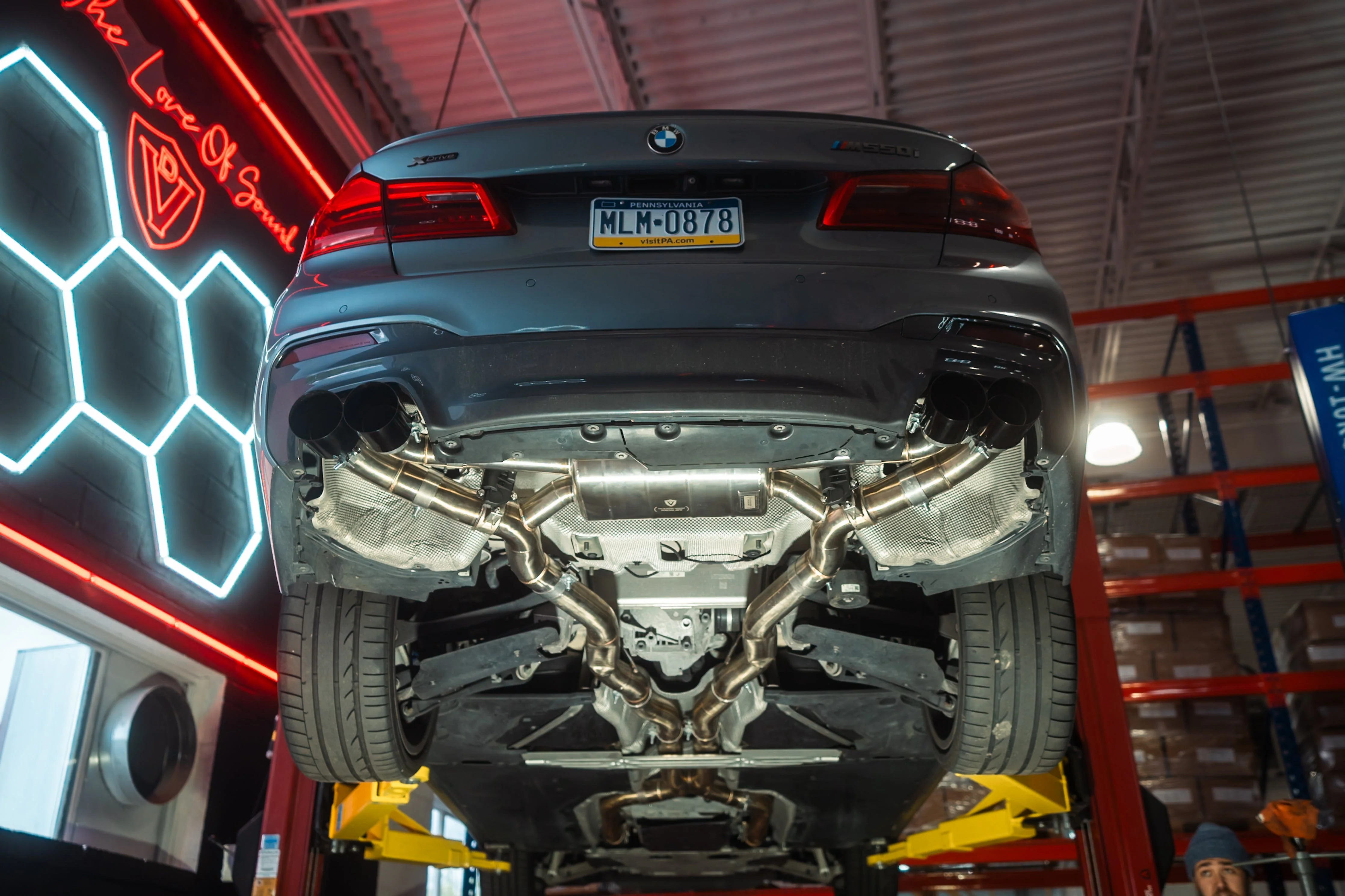 BMW G30 M550I Valved Sport Exhaust System - Image 17