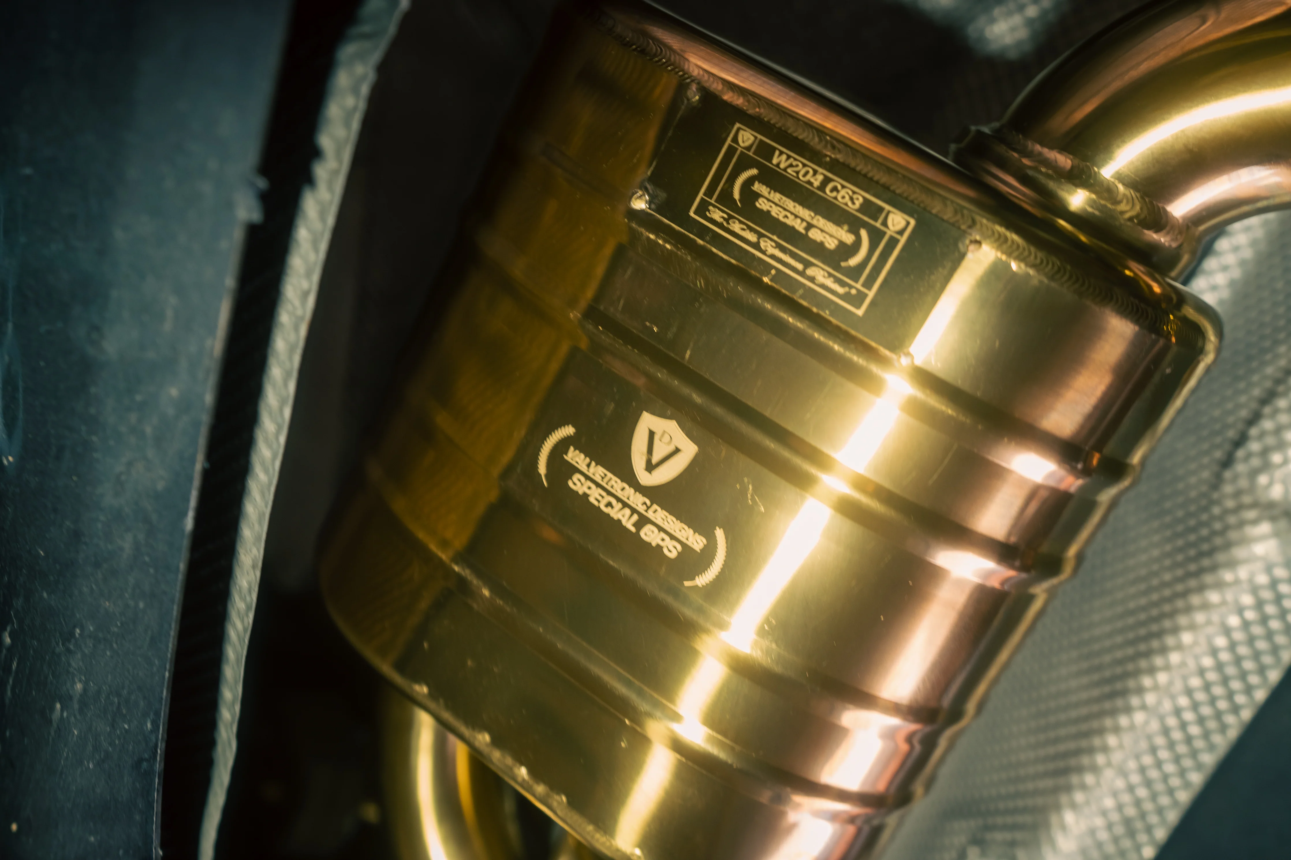 Mercedes C63 AMG W204 Valved Sport Exhaust System - Image 3