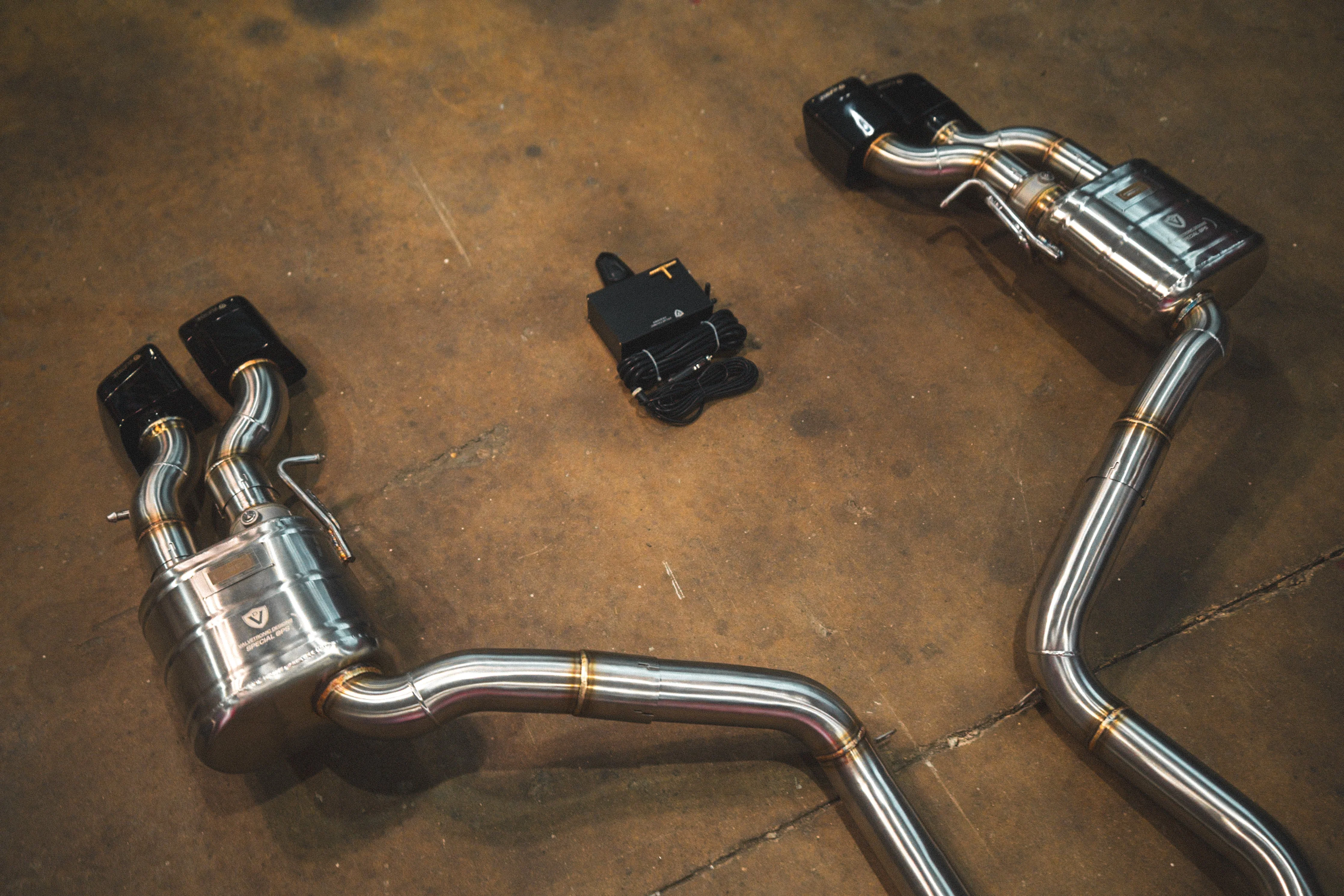 Mercedes W218 CLS63 AMG Valved Sport Exhaust System - Image 3