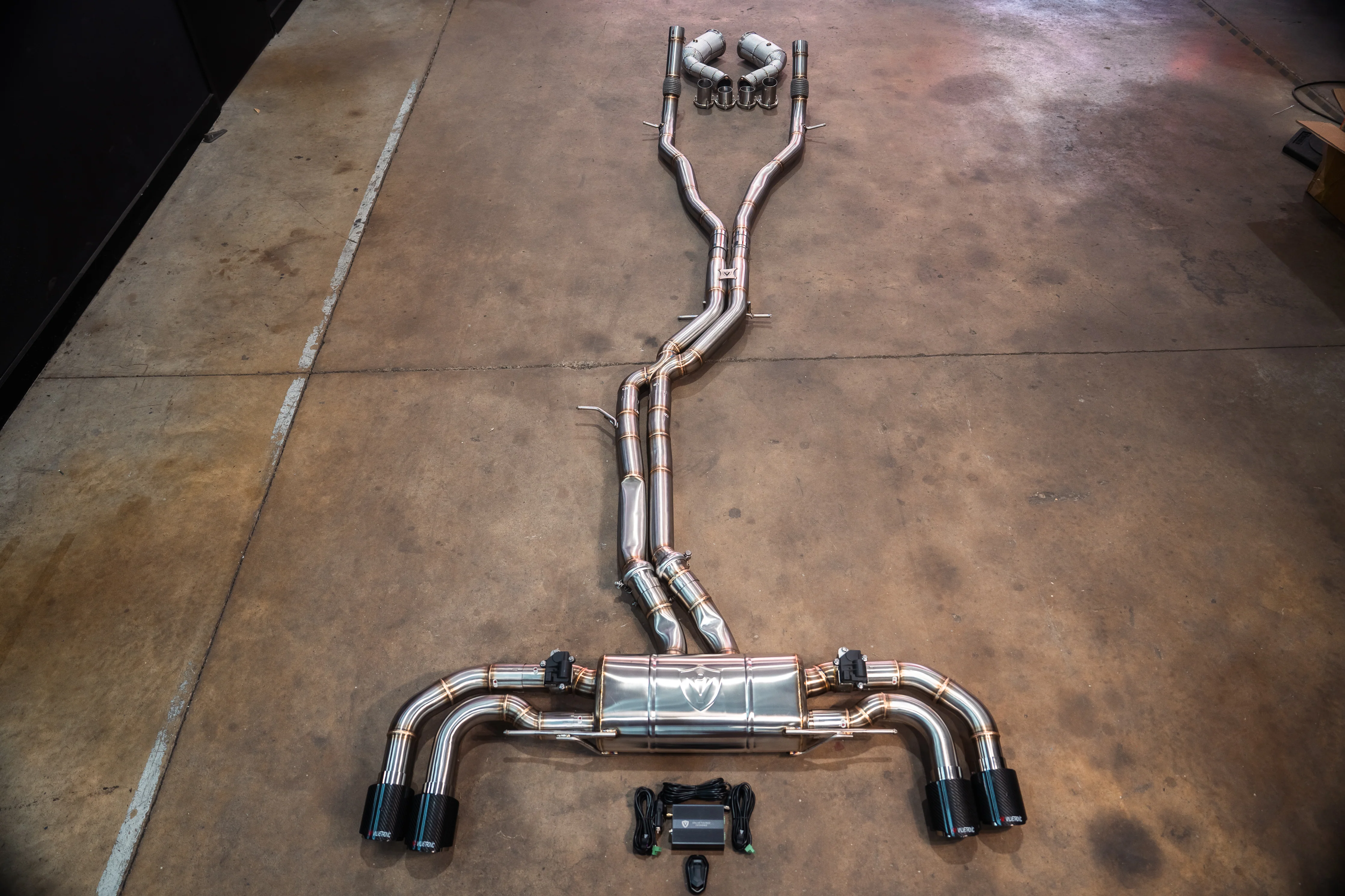 Valved Sport Exhaust System for Porsche 9Y0 Cayenne - Image 2