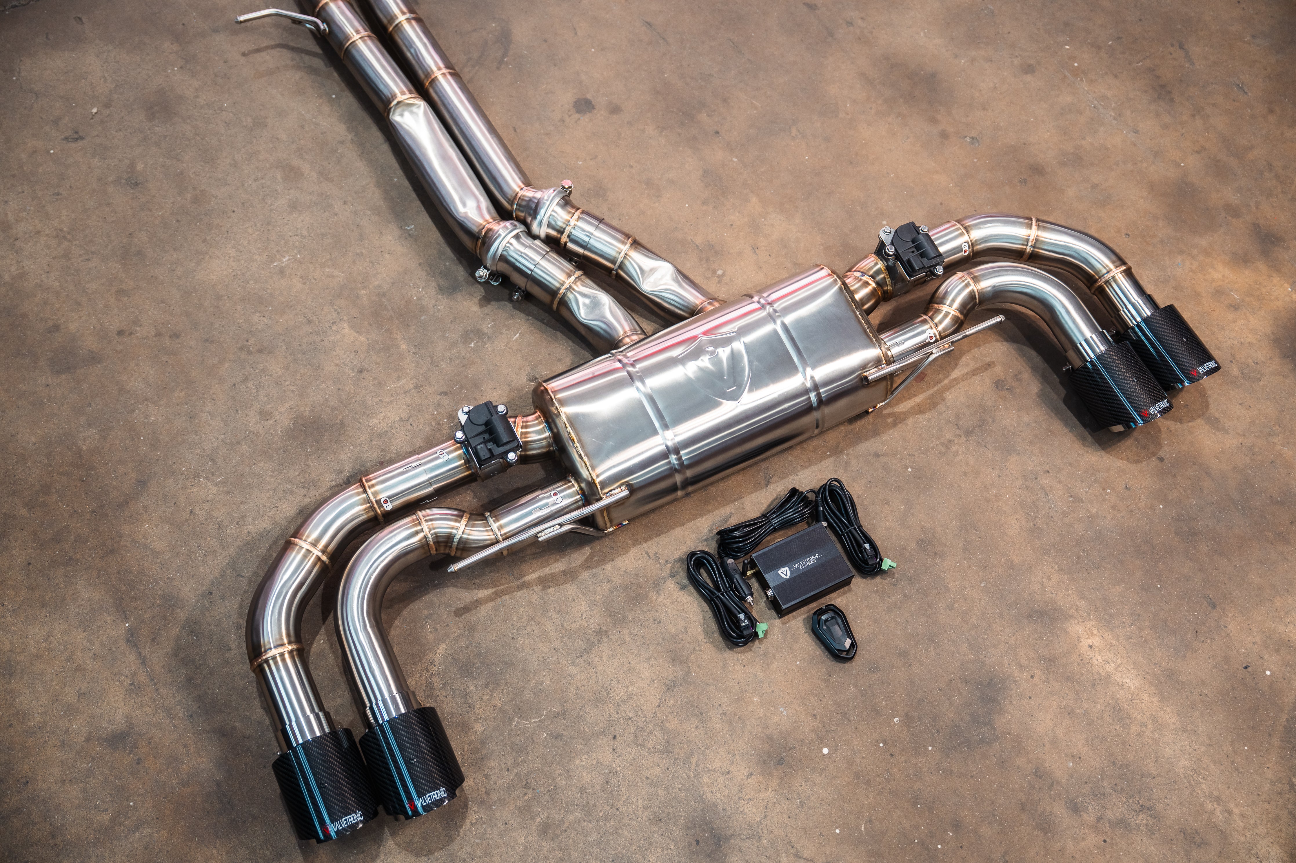 Valved Sport Exhaust System for Porsche 9Y0 Cayenne - Image 4